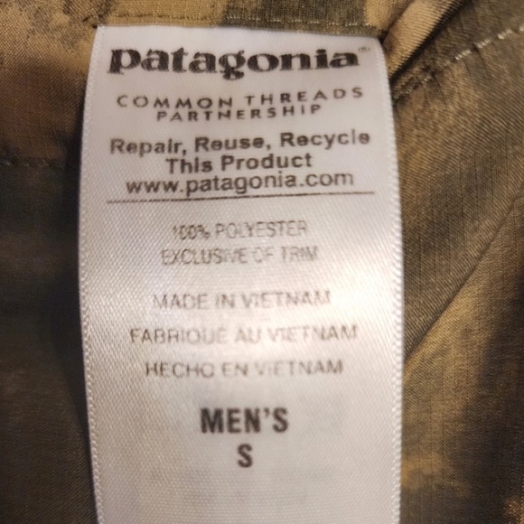 Reversible Patagonia Mens Camo Synchilla Snap T Fleece - Picture 3 of 3